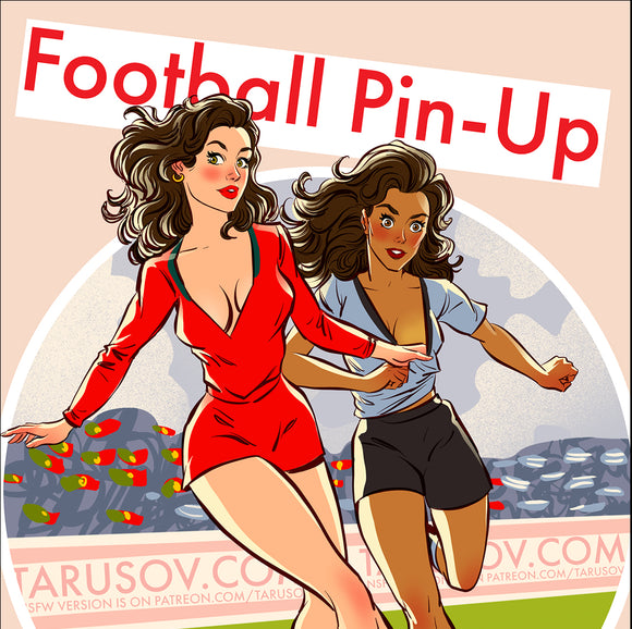 Football Pin-Up