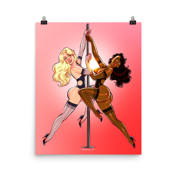 Kinktober 2021 SFW Poster, Pole Dance