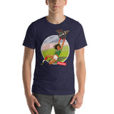 Mexico, Football Pin-Up, Short-Sleeve Unisex T-Shirt