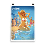 Miami, American Calendar, Poster