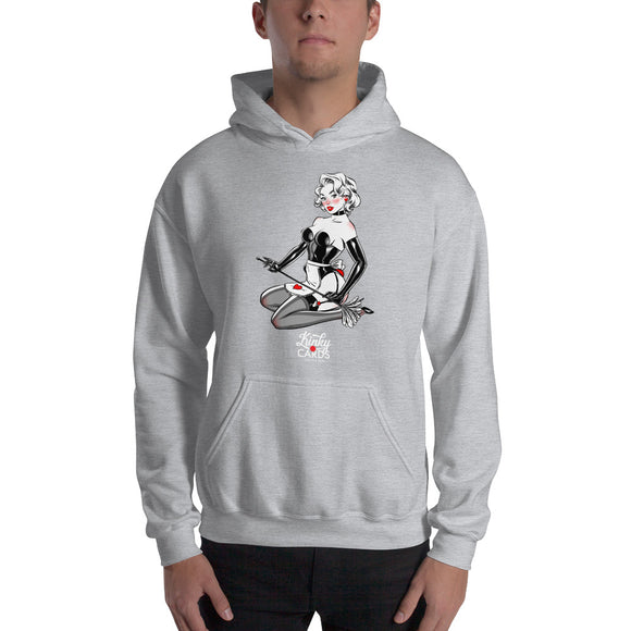 8 of hearts, Kinky Cards, Hooded Sweatshirt