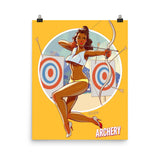 Archery, Brazil Olympics, Poster