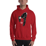 Queen of diamonds, Kinky Cards, Hooded Sweatshirt