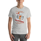 Skis, Sports Pin-Up, Short-Sleeve Unisex T-Shirt