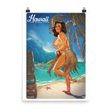 Hawaii, American Calendar, Poster