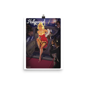 Hollywood, American Calendar, Poster