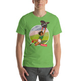 Mexico, Football Pin-Up, Short-Sleeve Unisex T-Shirt