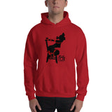 5 of clubs (Silhouette), Kinky Cards, Hooded Sweatshirt