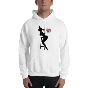 9 of clubs (Silhouette), Kinky Cards, Hooded Sweatshirt