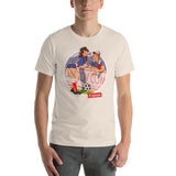 France, Football Pin-Up, Short-Sleeve Unisex T-Shirt