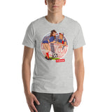 France, Football Pin-Up, Short-Sleeve Unisex T-Shirt