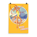 Artistic Gymnastics, Brazil Olympics, Poster