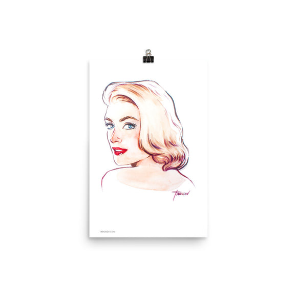 Grace Kelly, Hollywood Icons, Poster