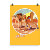 Athletics, Brazil Olympics, Poster