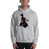 4 of clubs (Silhouette), Kinky Cards, Hooded Sweatshirt