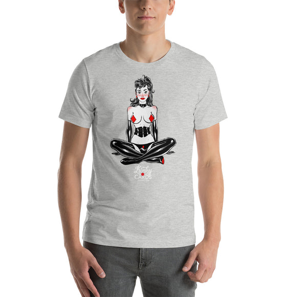 9 of diamonds, Kinky Cards, Short-Sleeve Unisex T-Shirt