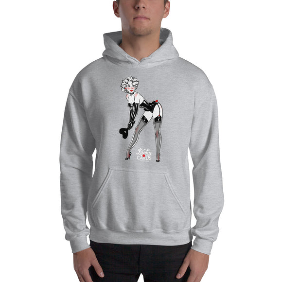 9 of hearts, Kinky Cards, Hooded Sweatshirt