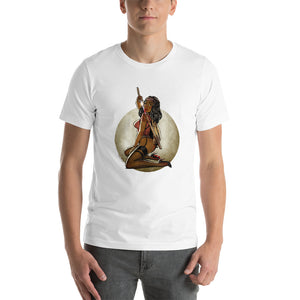 Michonne, The Walking Dead Pin-Up, Short-Sleeve Unisex T-Shirt