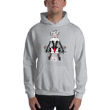 King of hearts, Kinky Cards, Hooded Sweatshirt