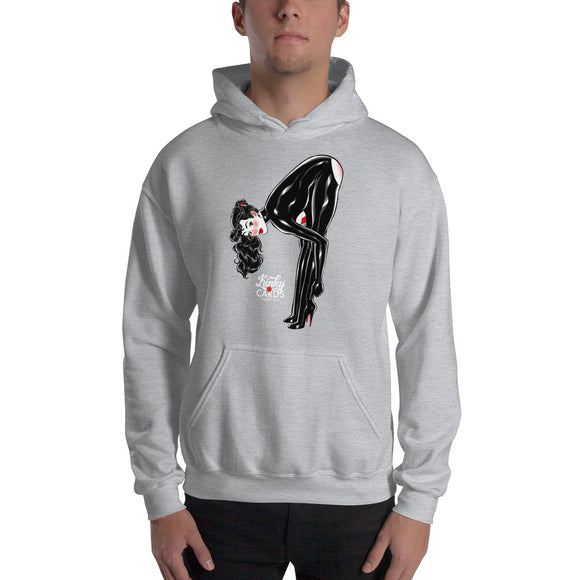 Queen of diamonds, Kinky Cards, Hooded Sweatshirt