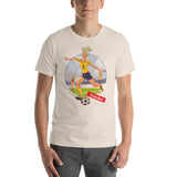 Sweden, Football Pin-Up, Short-Sleeve Unisex T-Shirt