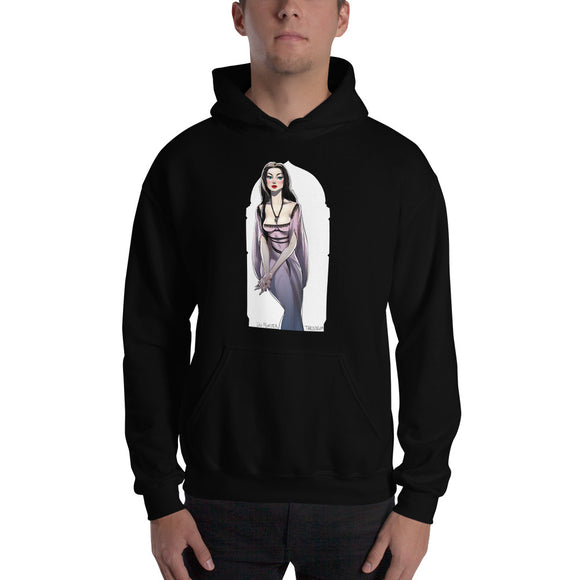 Lily Munster, Halloween Girls Pin-Up, Hooded Sweatshirt