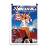 American Pin-Up Calendar, American Calendar, Poster