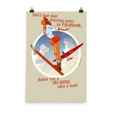 Ski Jumping, Sports Pin-Up, Poster