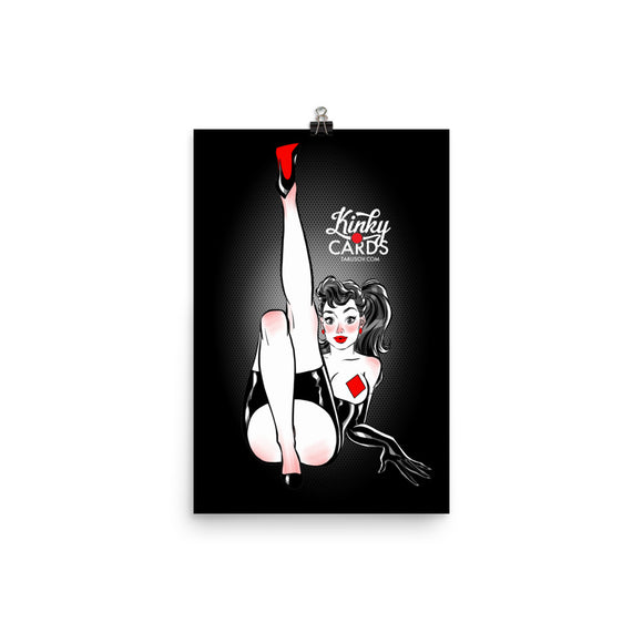 5 of diamonds, Kinky Cards, Poster