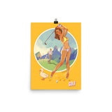 Golf, Brazil Olympics, Poster