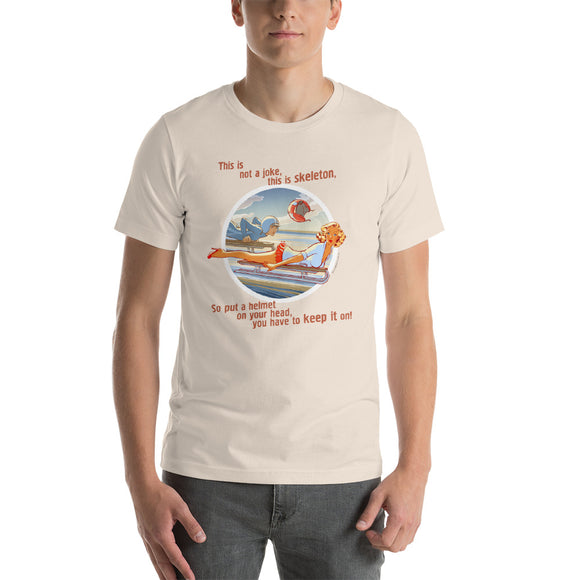 Sceleton, Sports Pin-Up, Short-Sleeve Unisex T-Shirt