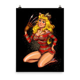 Freddy Krueger from the Nightmare on The Elm Street - Aurora, Maniac Princesses, Poster