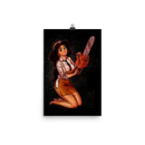 Leatherface from Texas Chainsaw Massacre - Jasmine, Maniac Princesses, Poster