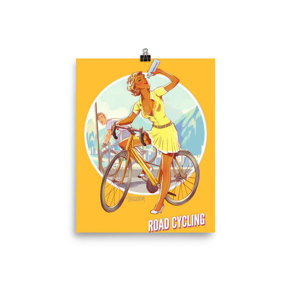 Road Cycling, Brazil Olympics, Poster