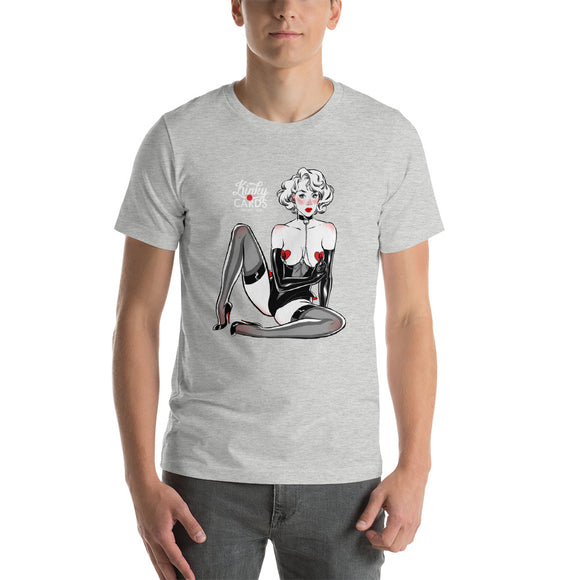 4 of hearts, Kinky Cards, Short-Sleeve Unisex T-Shirt