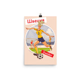 Sweden, Footbal Pin-Up, Poster