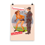 Netherlands, Footbal Pin-Up, Poster