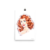 Rita Hayworth, Hollywood Icons, Poster