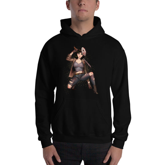 Jason from the Friday 13th - Mulan, Maniac Princesses, Hooded Sweatshirt