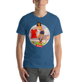 Spain, Football Pin-Up, Short-Sleeve Unisex T-Shirt