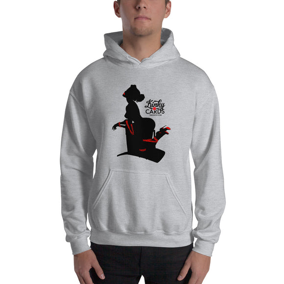 7 of clubs (Silhouette), Kinky Cards, Hooded Sweatshirt