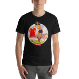 Spain, Football Pin-Up, Short-Sleeve Unisex T-Shirt