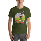 Mexico, Football Pin-Up, Short-Sleeve Unisex T-Shirt