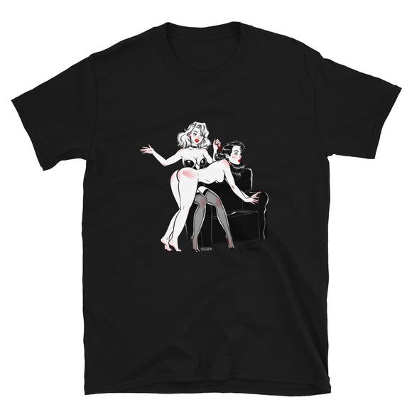 Spanking, KinkTober, Short-Sleeve Unisex T-Shirt