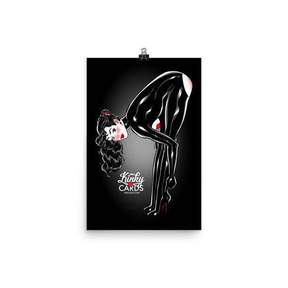 Queen of diamonds, Kinky Cards, Poster