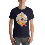 Sweden, Football Pin-Up, Short-Sleeve Unisex T-Shirt