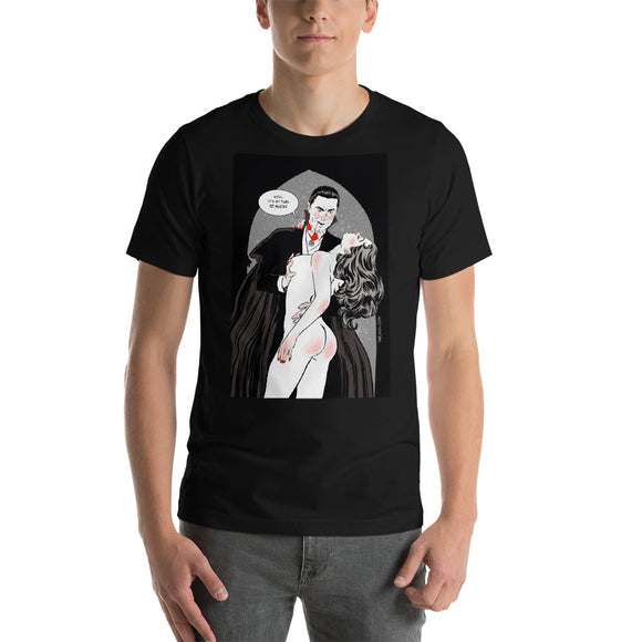 Dracula, Erotic Gothic, Short-Sleeve Unisex T-Shirt