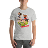 Japan & Belgium, Football Pin-Up, Short-Sleeve Unisex T-Shirt