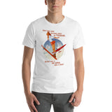 Ski Jumping, Sports Pin-Up, Short-Sleeve Unisex T-Shirt