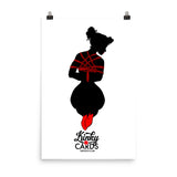 Ace of clubs (Silhouette), Kinky Cards, Poster